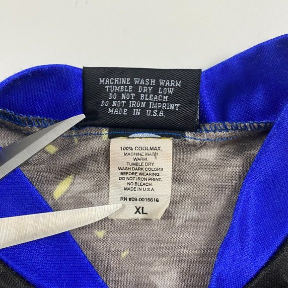 Vintage 90s GT Bicycles Cycling Jersey Scream MTB Mens XL Abstract NOBRA BMX - Picture 7 of 11